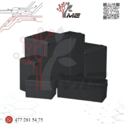 CAJA DE PLASTICO NEGRO PARA PROYECTOS