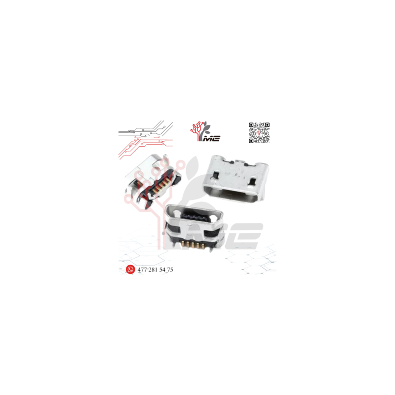 JACK MICRO USB 5 PINES 2 PATAS