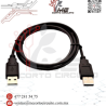 CABLE USB MACHO A MACHO 1M