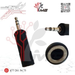 ADAPTADOR JACK 6.3 ST A PLUG 3.5 ST