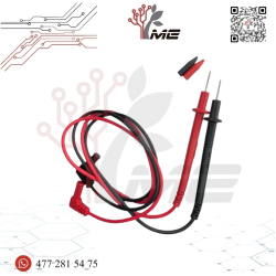 PUNTAS PARA MULTIMETRO FORRADA TIPO ALFILER