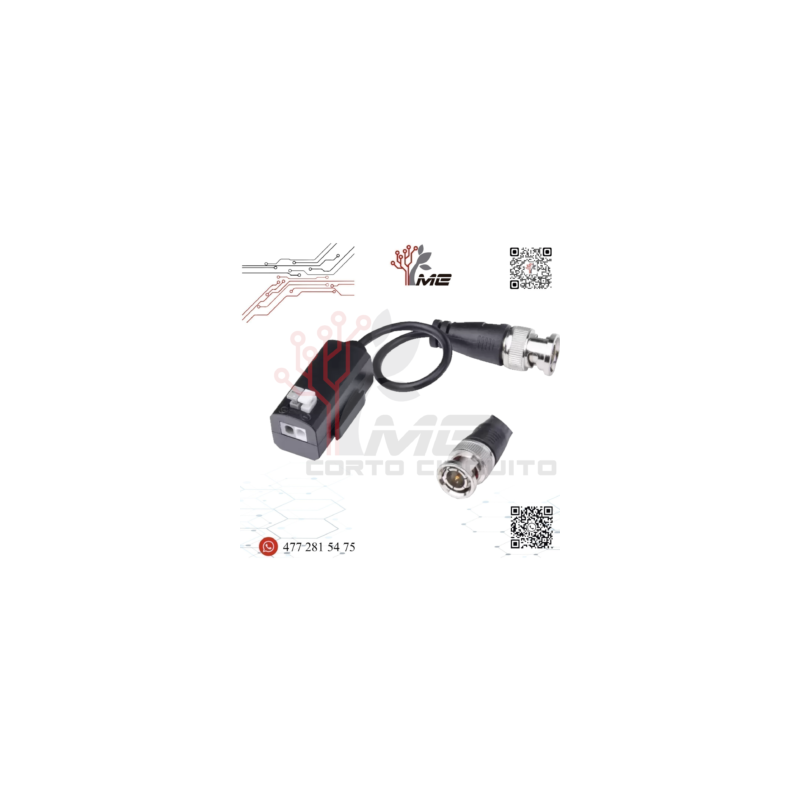TRANSCEPTOR BALUN PRESIÓN PUSH