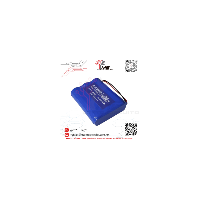 BATERIAS RECARGABLE 11.1V 1800 MAH (18650)