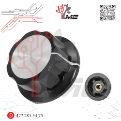 PERILLA PARA POTENCIÓMETRO 2.4 CM