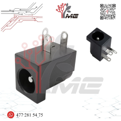 JACK PARA CHASIS 2.1 * 5.5  MM 3 PINES