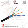 1 METRO DE CABLE UTP 4 PARES CAT6 BLINDADO