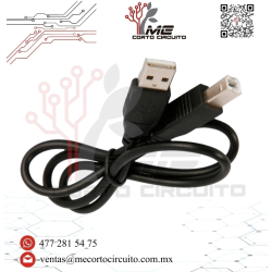CABLE USB 2.0 USB TIPO B 1.8 M
