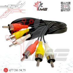 CABLE PARA AUDIO Y VIDEO RCA