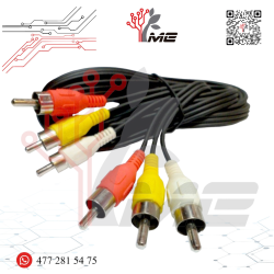 CABLE PARA AUDIO Y VIDEO RCA