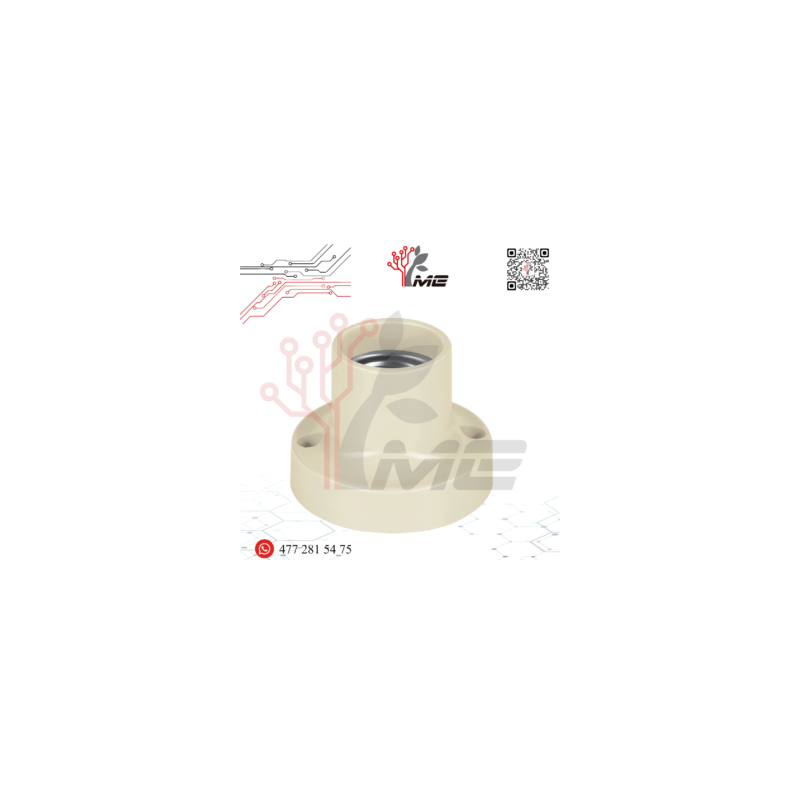 PORTALÁMPARAS DE BAQUELITA 57 MM