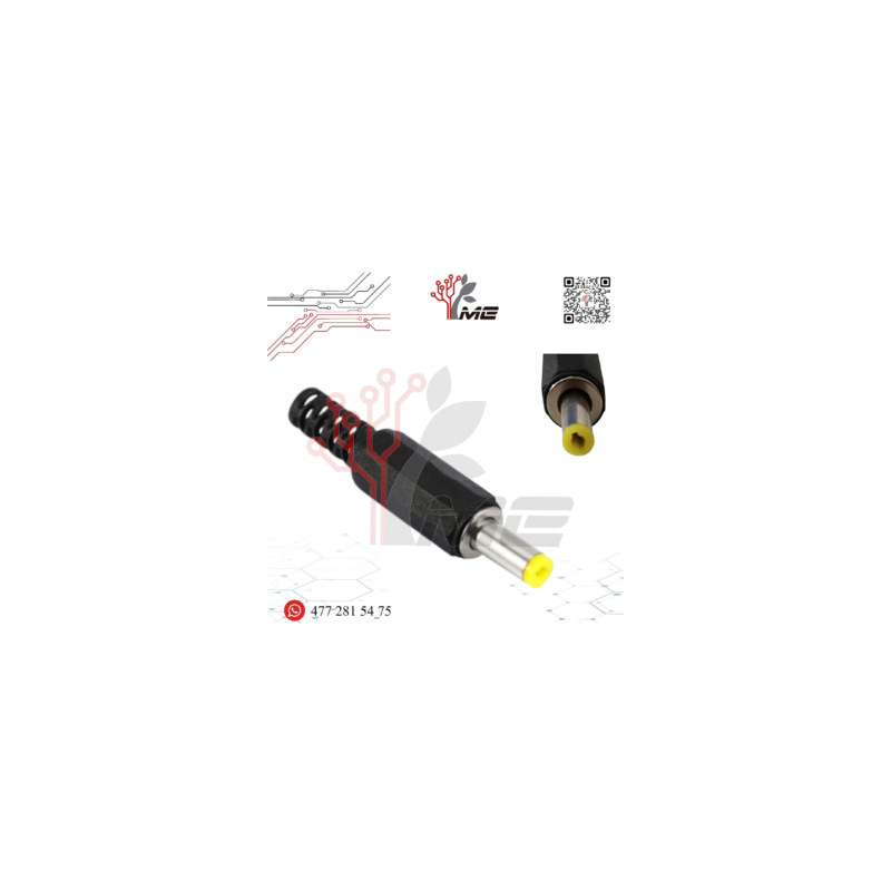 PLUG 1.7 MM INVERTIDO CON RESORTE