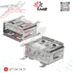 JACK USB DE 4 PINES PARA CHASIS RECTO