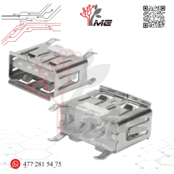 JACK USB DE 4 PINES PARA CHASIS RECTO