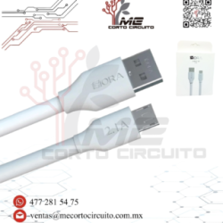 CABLE TIPO V8 1M 2.1A CARGA RAPIDA