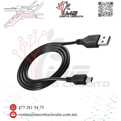 CABLE USB A MINI USB 80CM