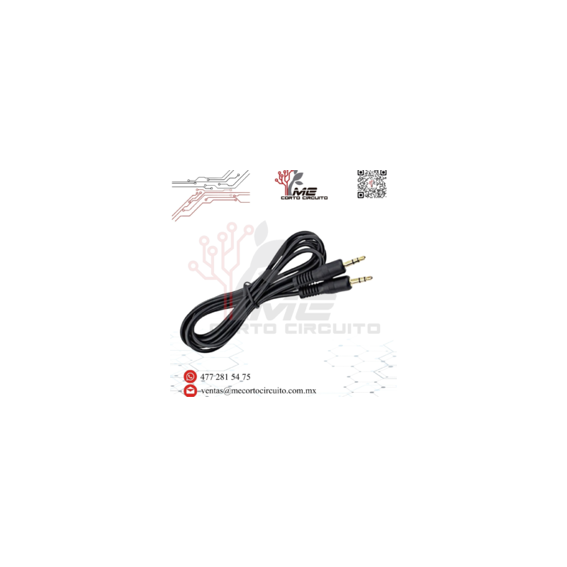 CABLE PARA AUDIO PLUG 3.5 MM 1.8