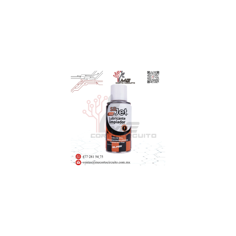 LUBRICANTE /LIMPIADOR SILIMEX SILIJET 170 ML