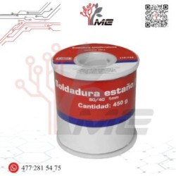 ROLLO DE SOLDADURA 60/40 1 mm 450 GRAMOS