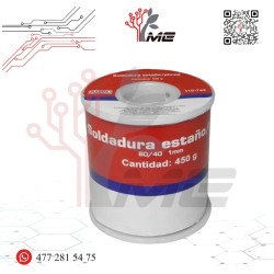 ROLLO DE SOLDADURA 60/40 1 mm 450 GRAMOS