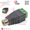 ADAPTADOR JACK RCA C/TERMINAL ATORNILLABLE